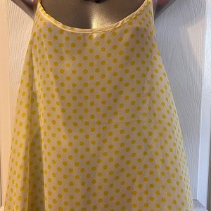 X-Large polkadot sheer tunic #429